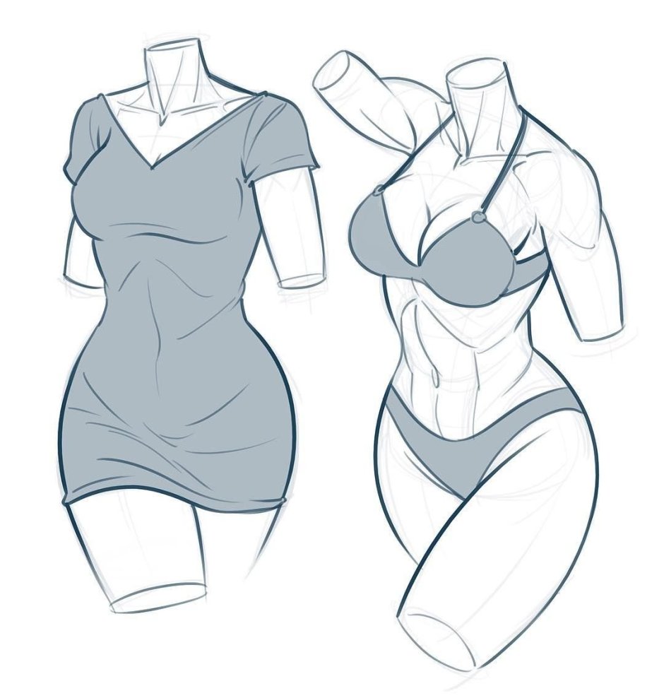 Female figure reference