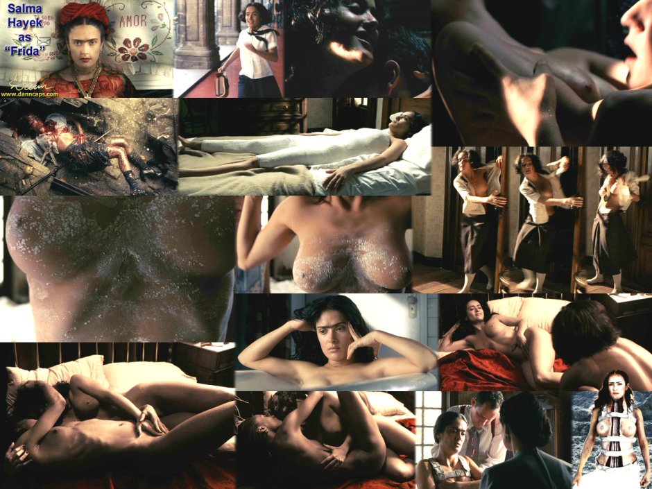 Salma Hayek naked in films