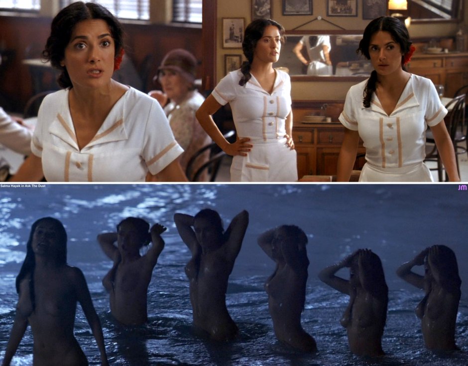 Penelope Crusa and Salma Naked