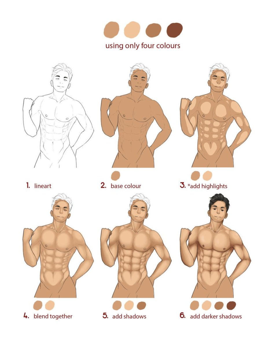Beautiful male torso
