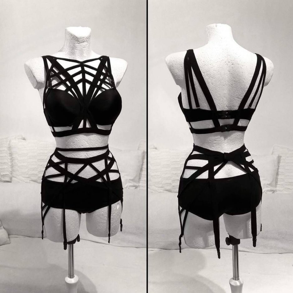 Erotic outfit on the mannequin