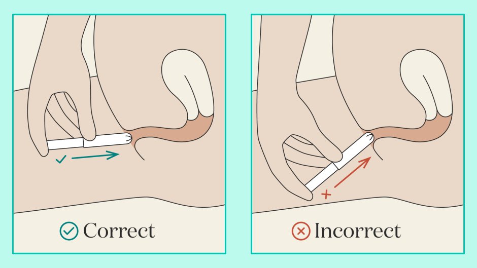How to insert a swab