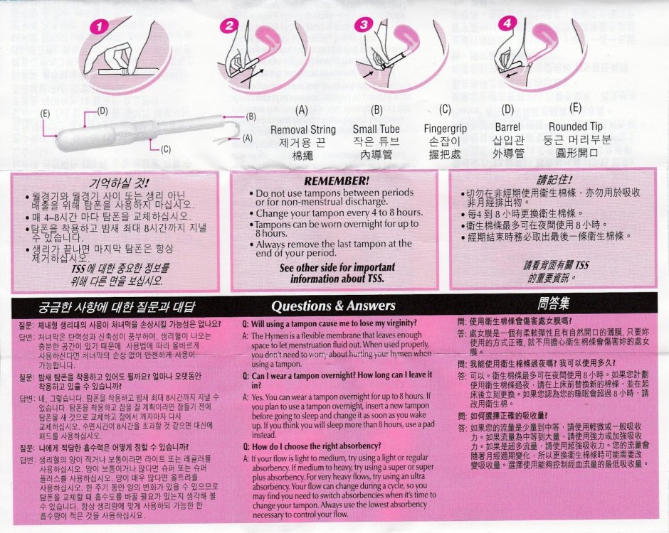 Menstrual bowl of introduction