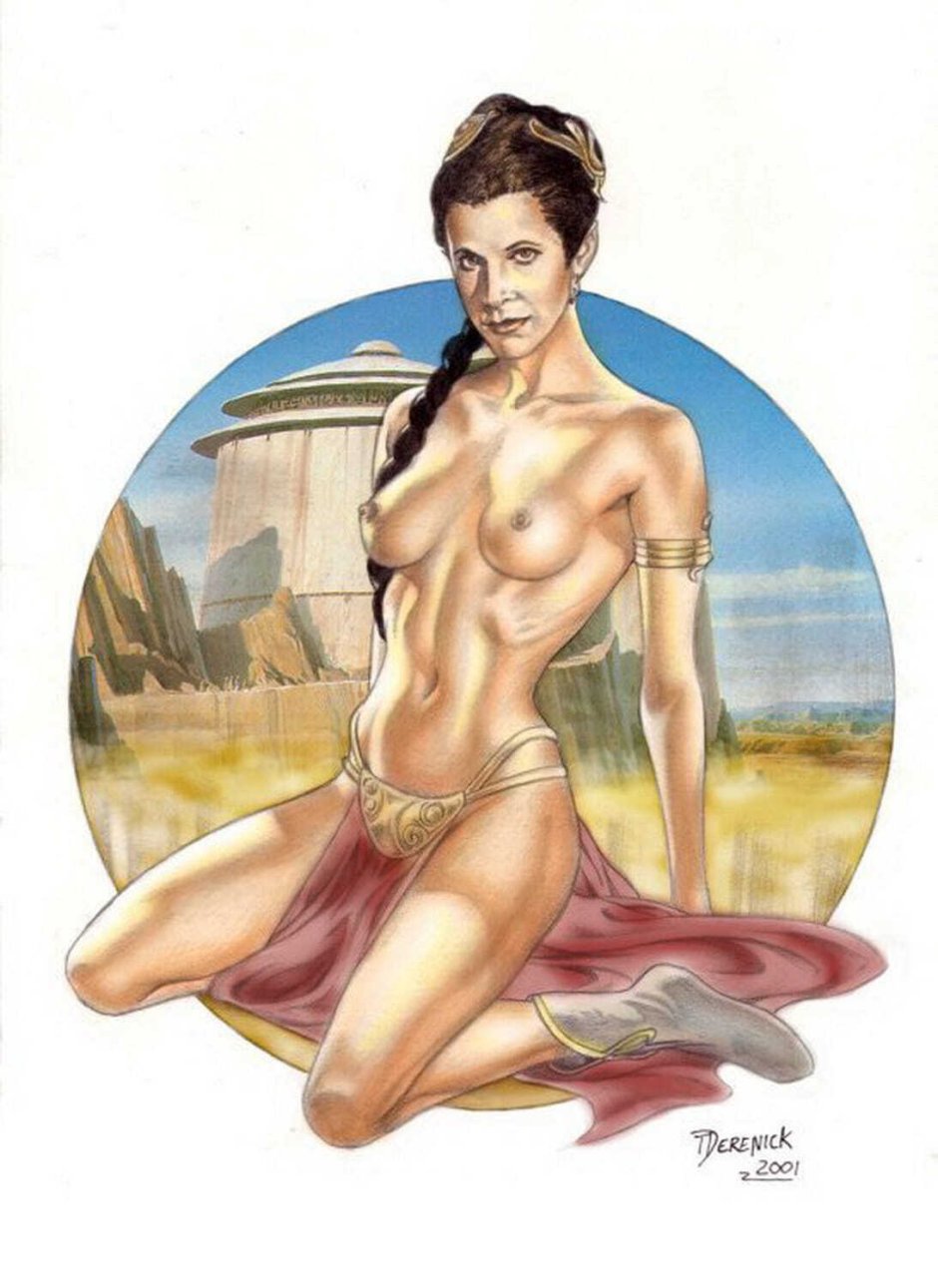 Naked Princess Leia Stars Wars
