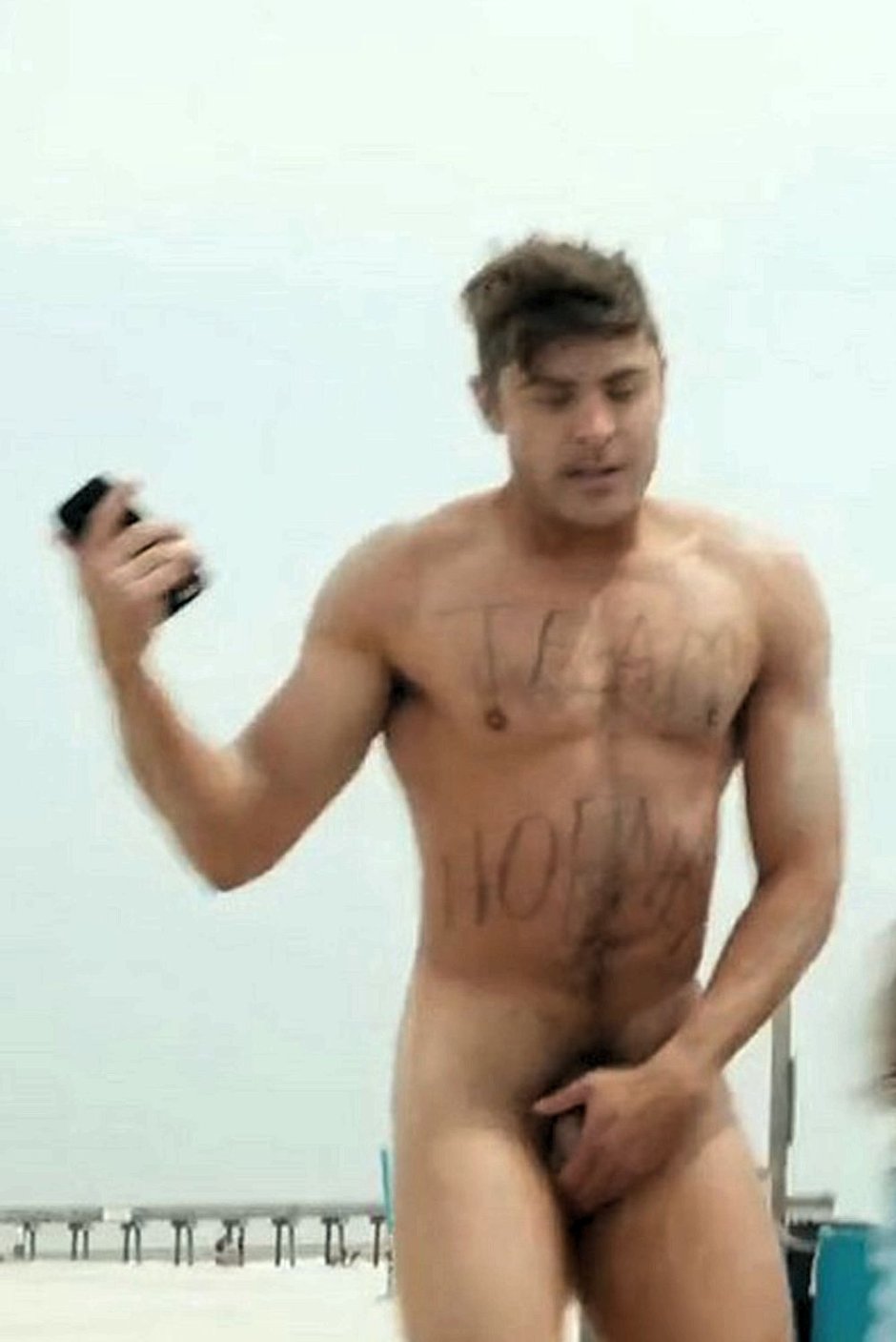 Zak Efron and his naked cock