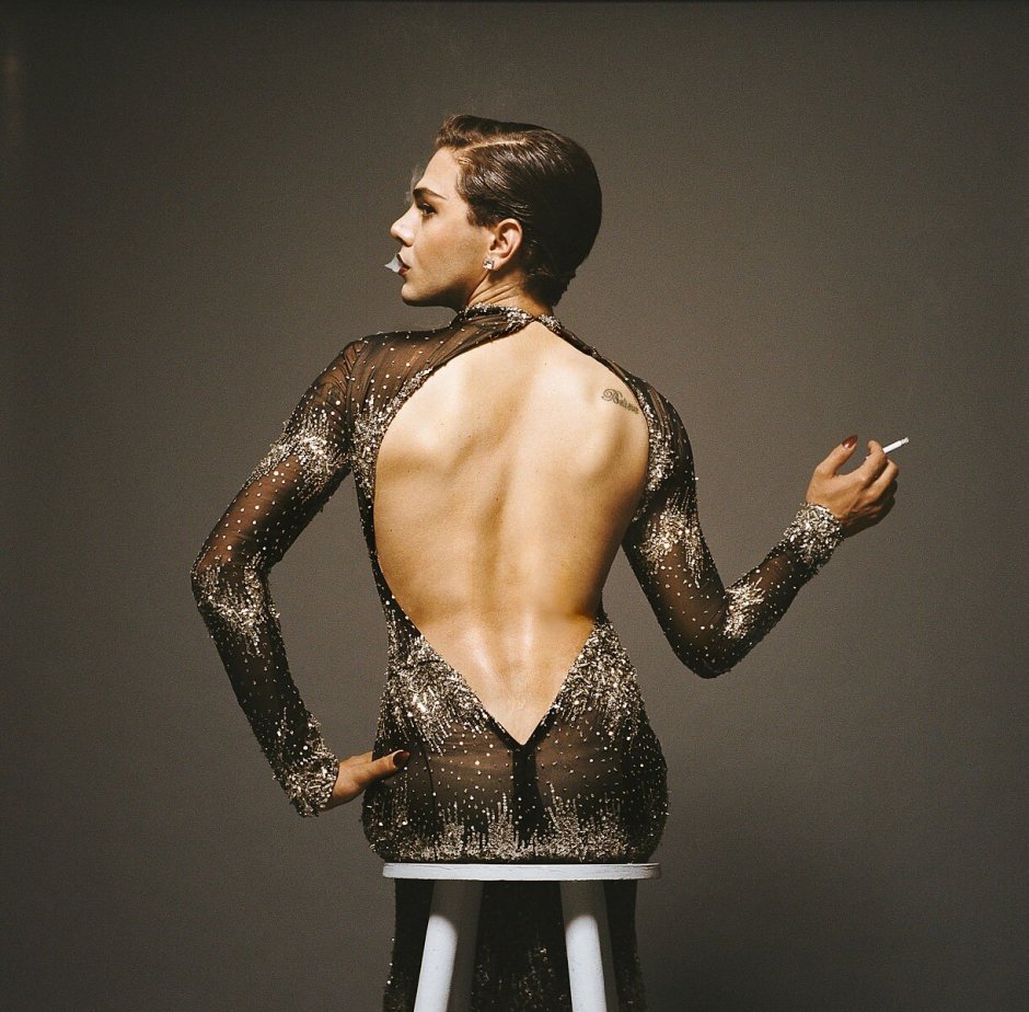 Xavier Dolan in the dress
