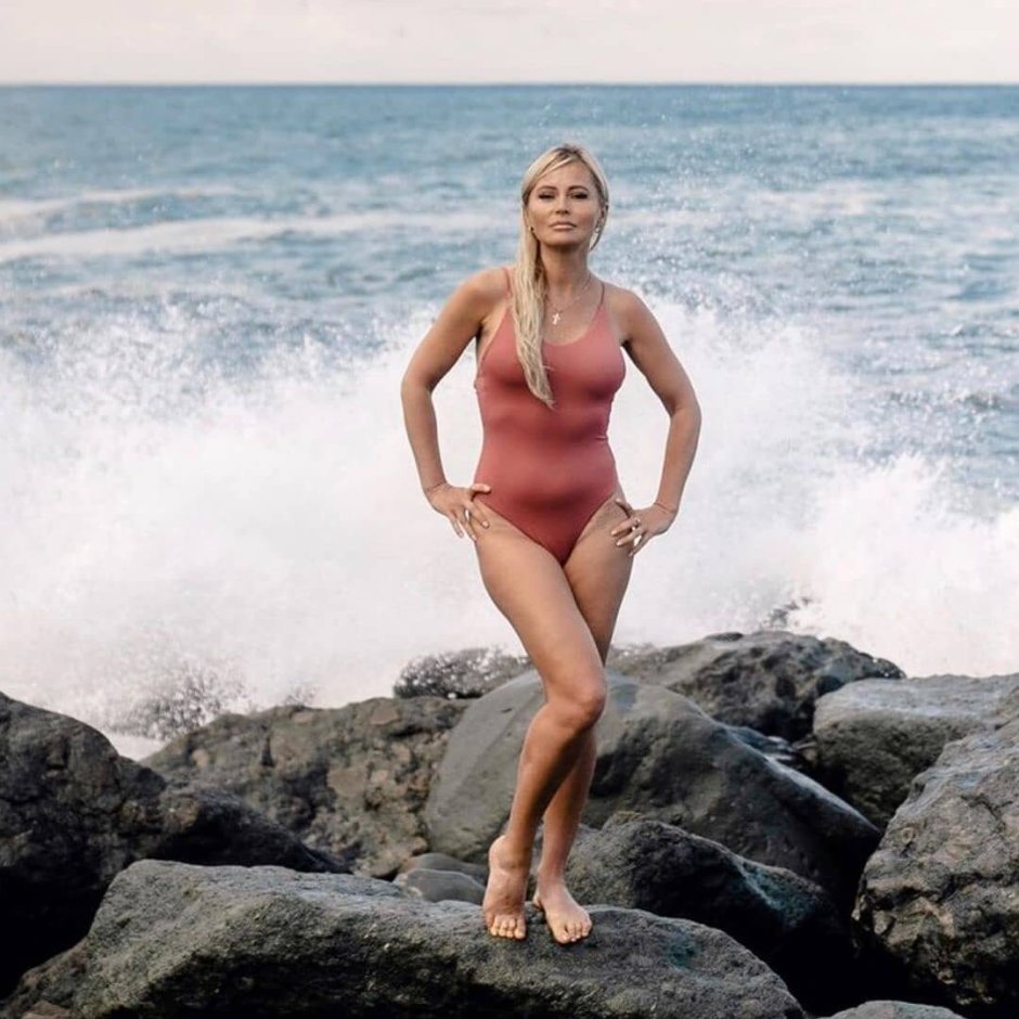 Dana Borisova in a swimsuit