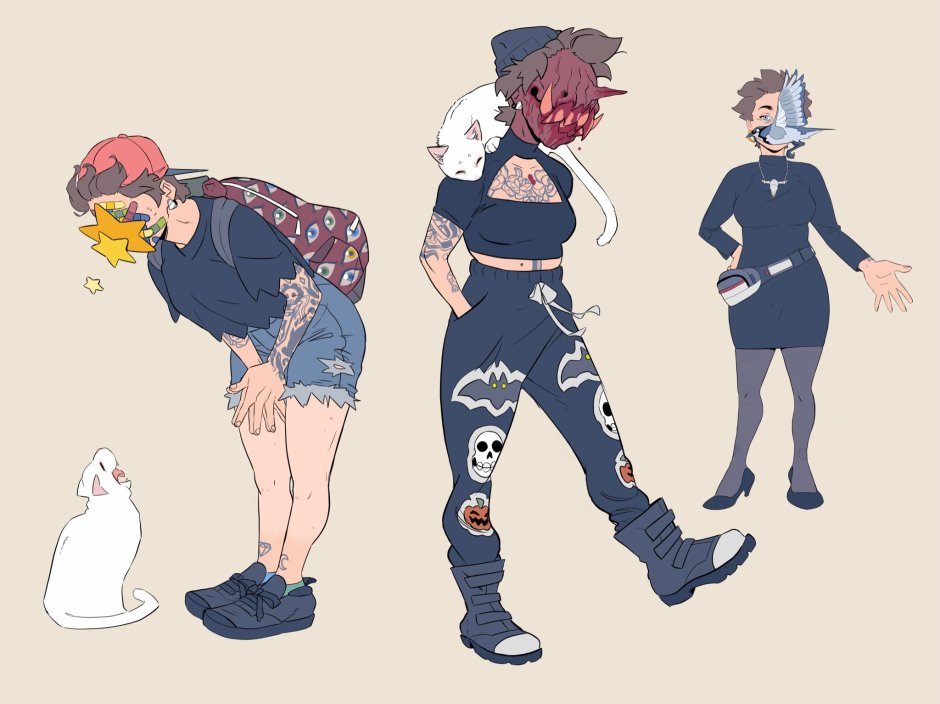 Fashionable drawings