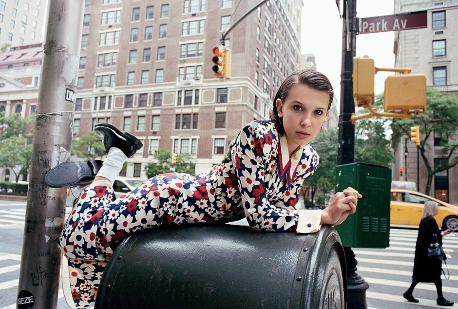 Millie Bobby Brown in a swimsuit