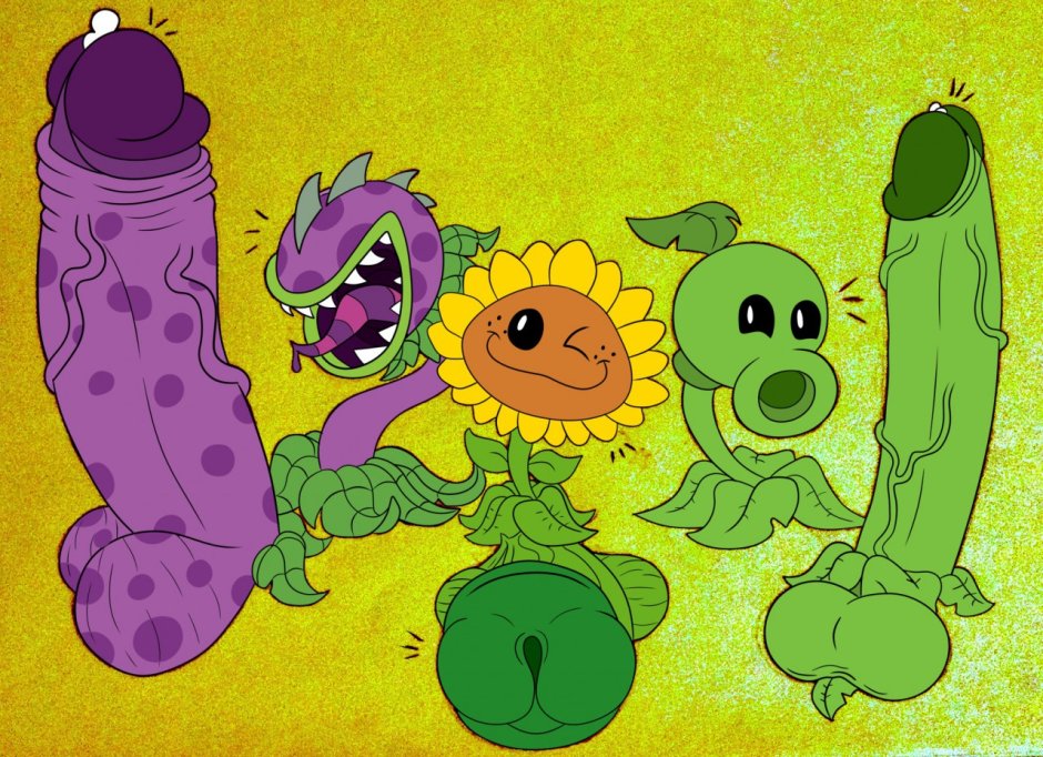 Plants against zombie boobs