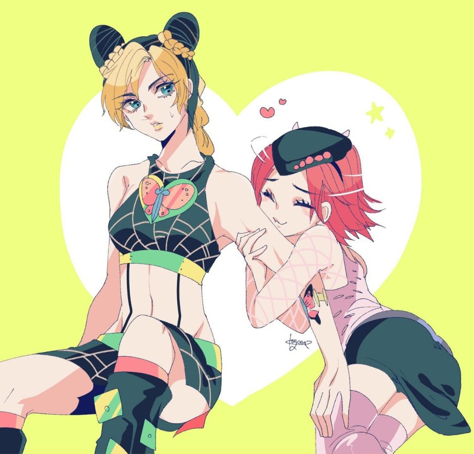 Jolyne and Anasui