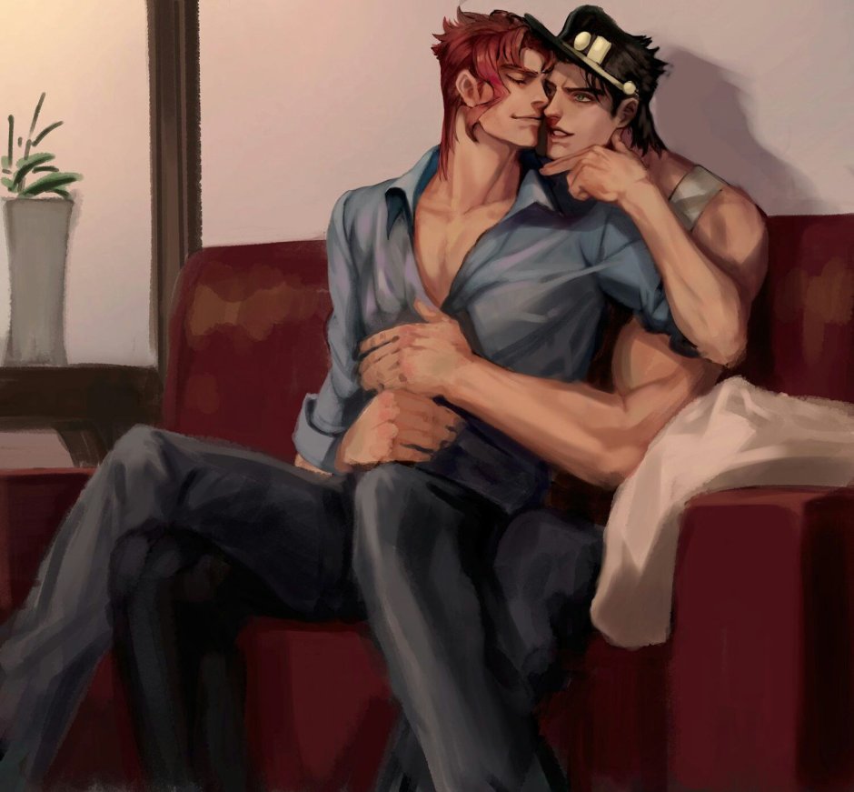 Jotaro and Cecyoin Yaoi