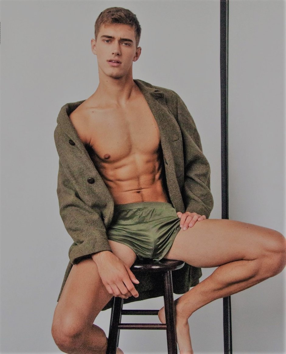 Beautiful boys in shorts