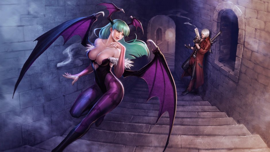 Morrigan Aernslan Hentai