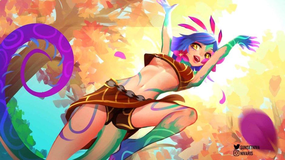 Lillia & Neeko League legend Hentai