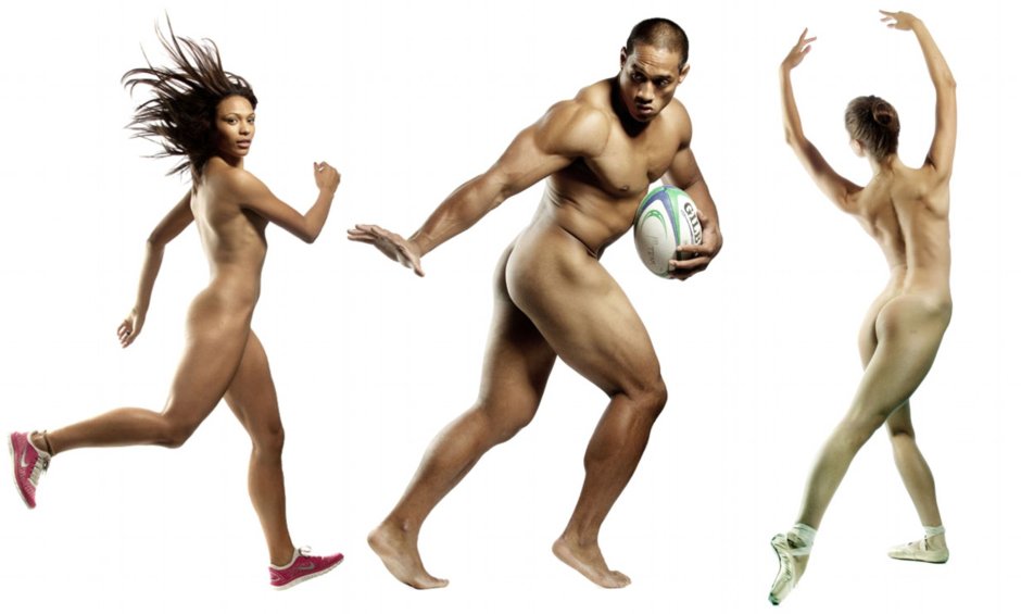 Completely naked at the Olympic Games