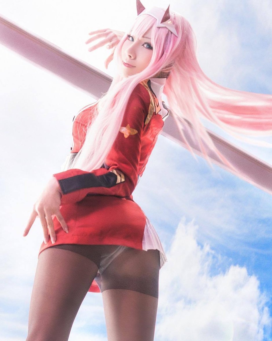 Anal cosplay Purple Bitch Zero Two