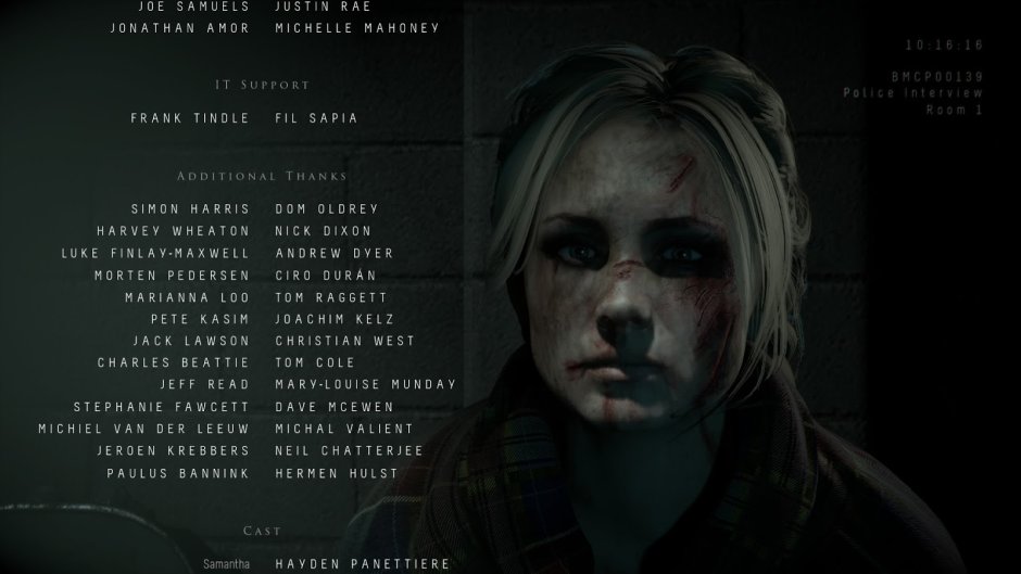 Until Dawn 3D character model