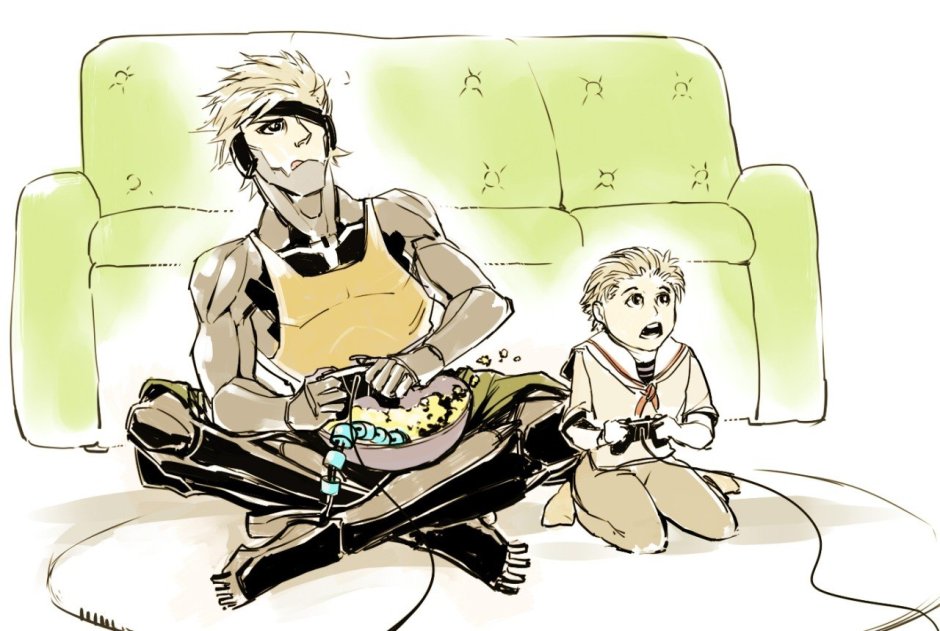 Raiden and Sam Art
