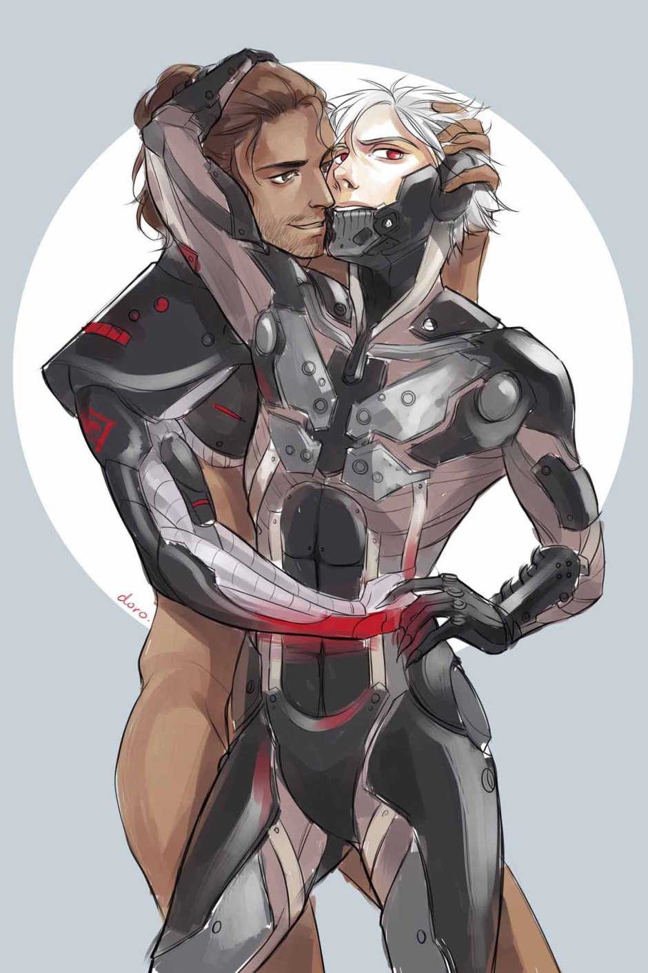 Raiden and Sam Metal Gear