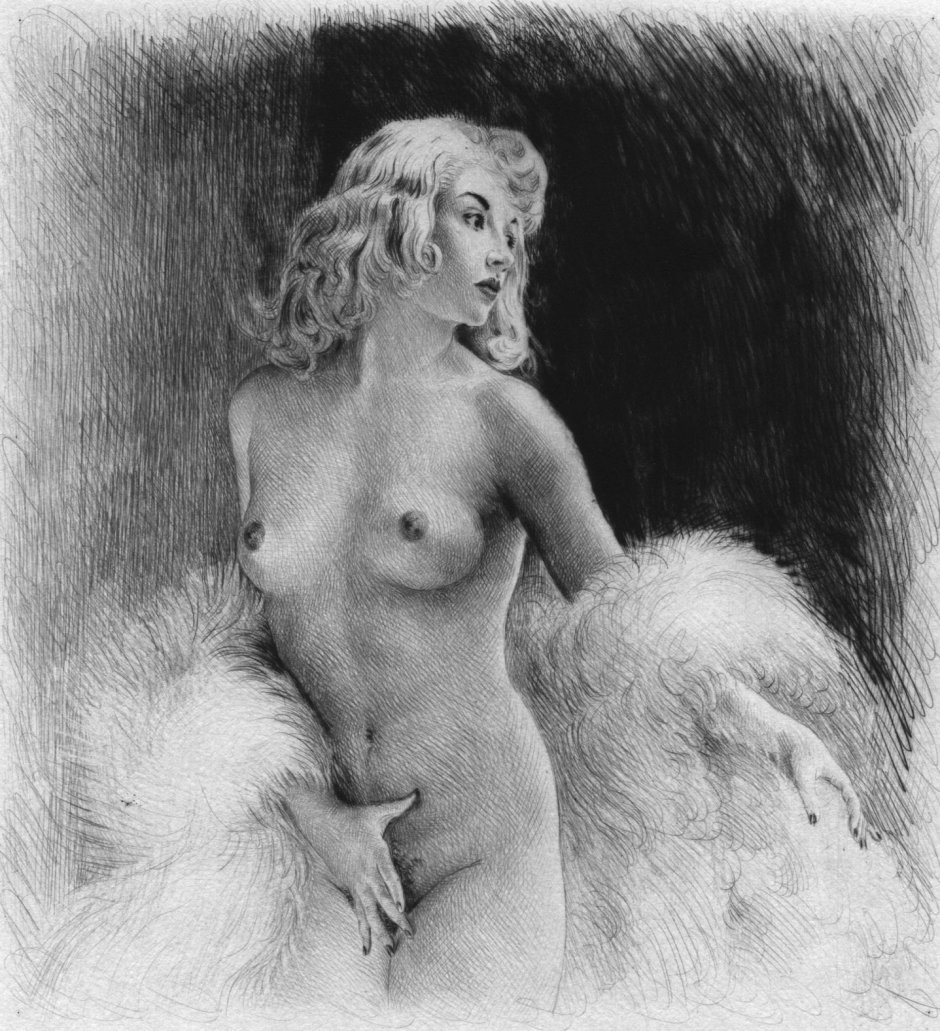 Drawings of Olivia Bernardis girls nude