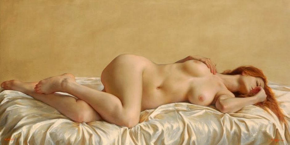 Naked beautiful model