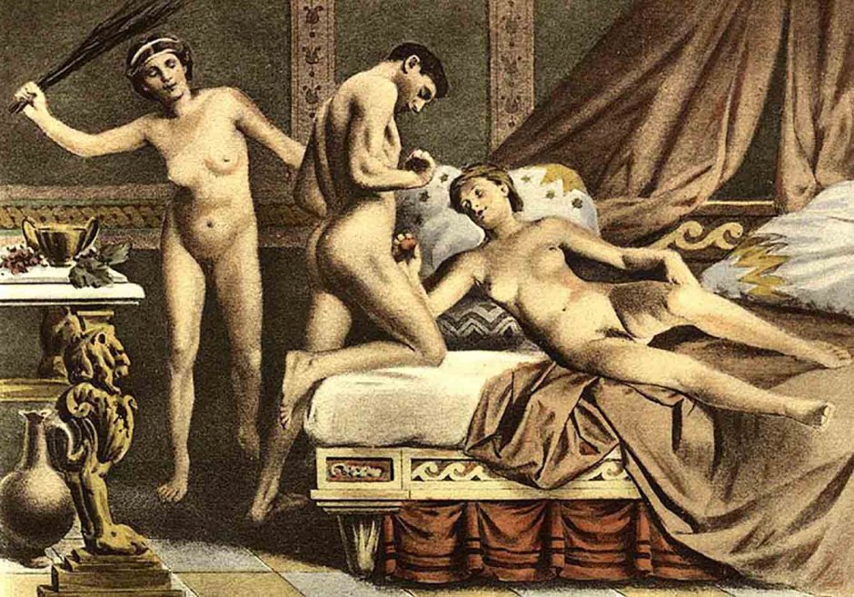 Erotic photo shoot of the couple