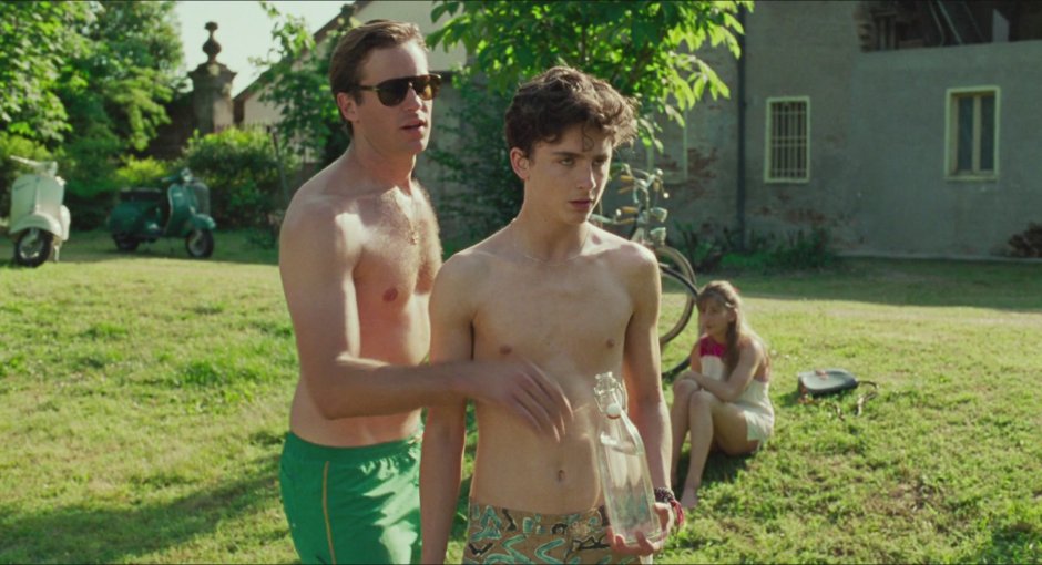 Elio and Oliver bed scene