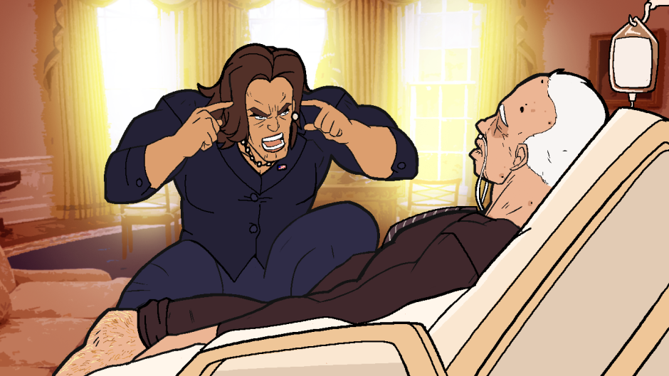 Trish and stand Joe Joe