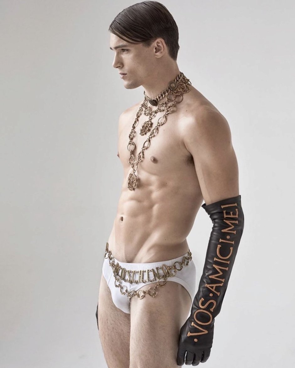 Guy beautiful model portrait
