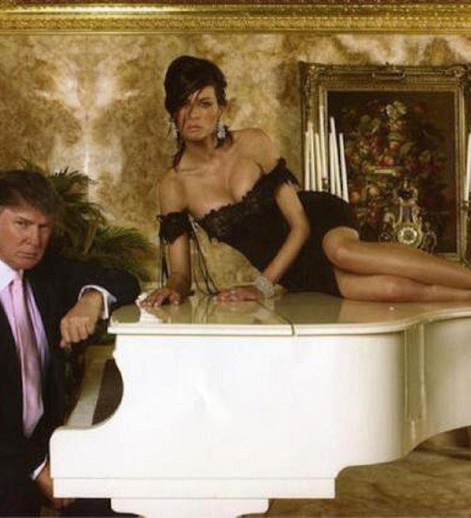 Milania Trump in a swimsuit