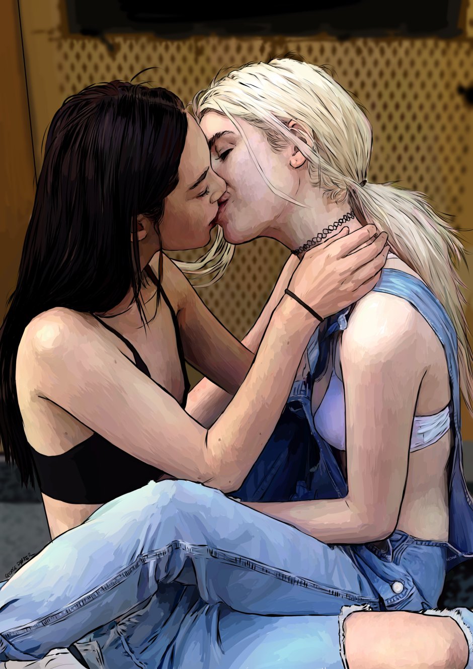 Kendall Jenner Kiss