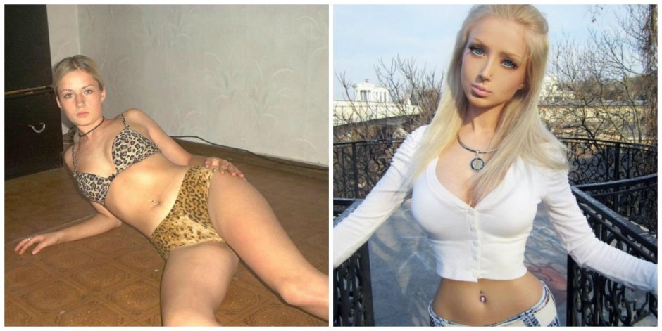 Valeria Lukyanova and Anastasia