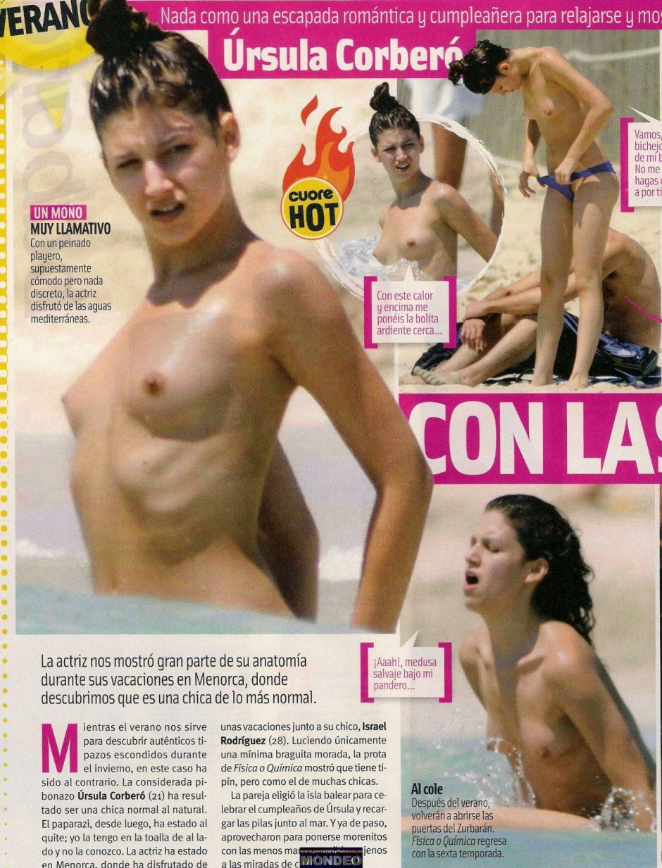 Ursula Korbero naked in the film