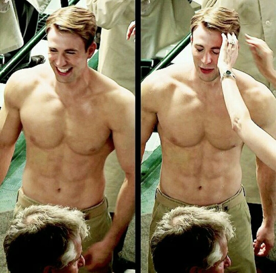 Baki/Steve/Stark Steve Rogers Tony Stark and Bucky Barnes
