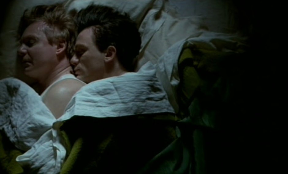 James Bond in the bathroom in the film