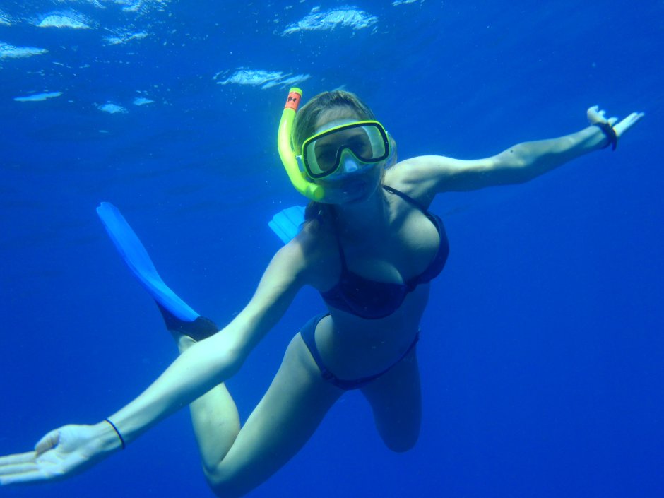 Synchronized swimming naked