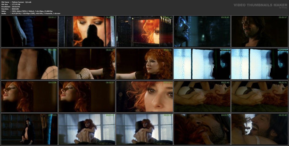 Mylene Farmer Erotic scenes