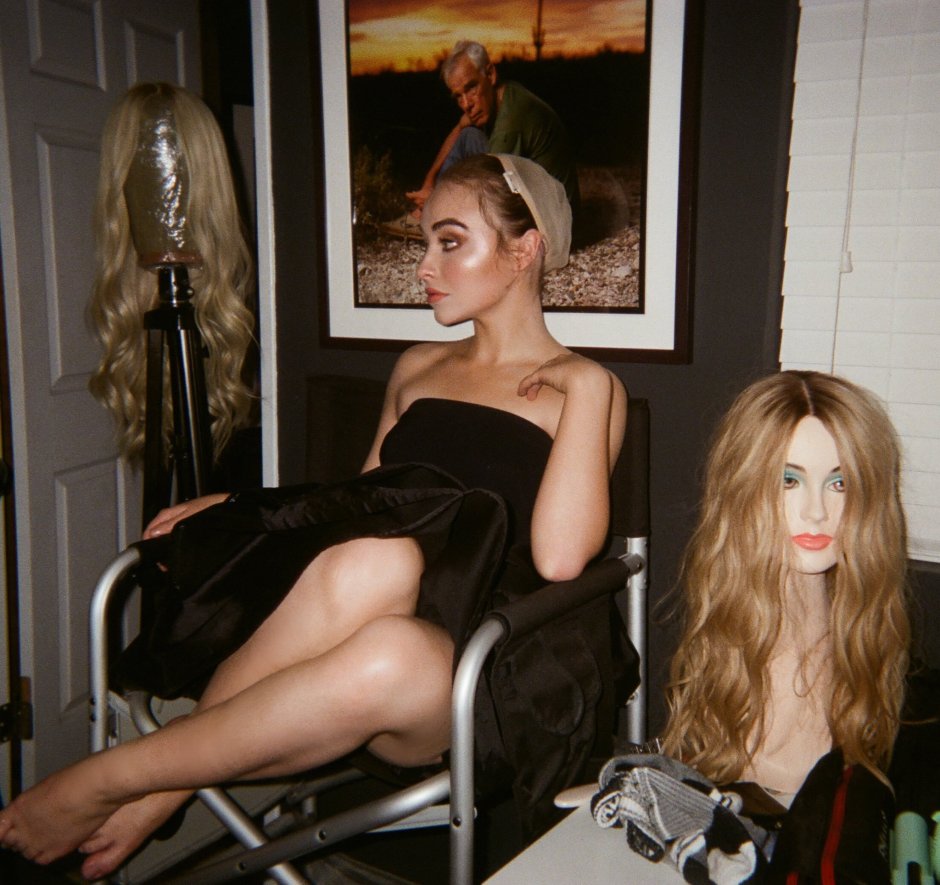 Sabrina Carpenter in a swimsuit