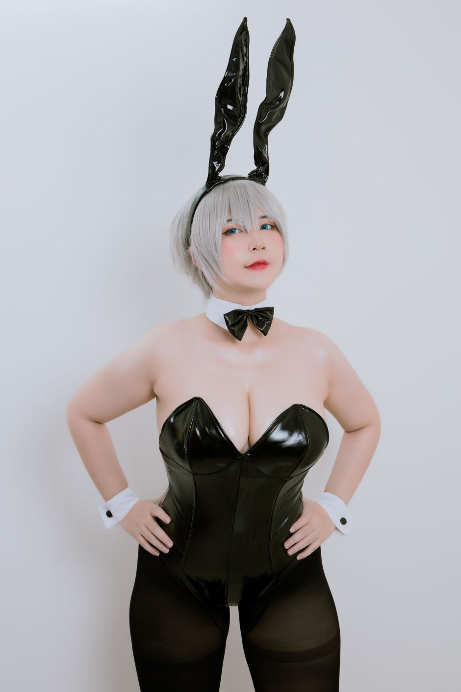 Anime girl in an erotic suit