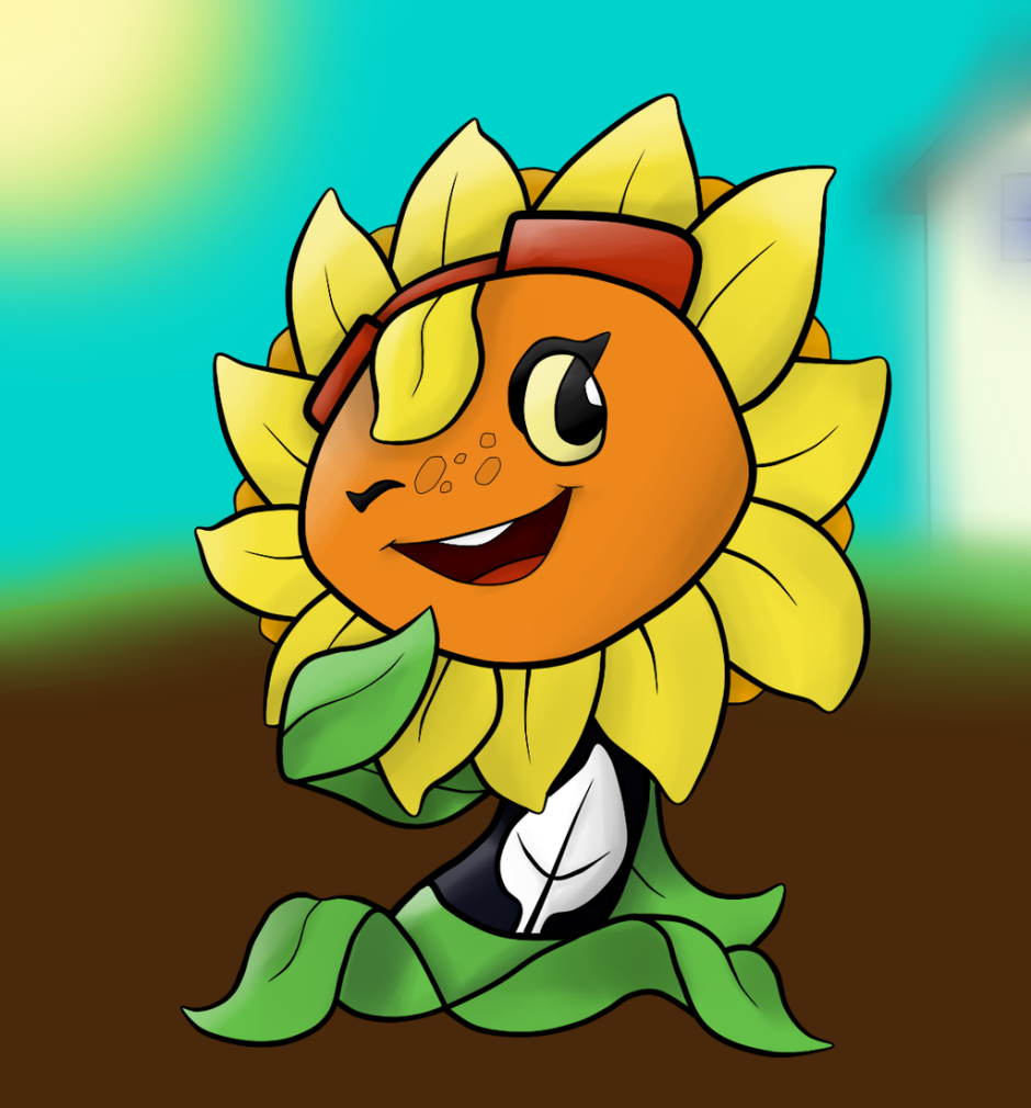 PVZ Heroes flash in the sun
