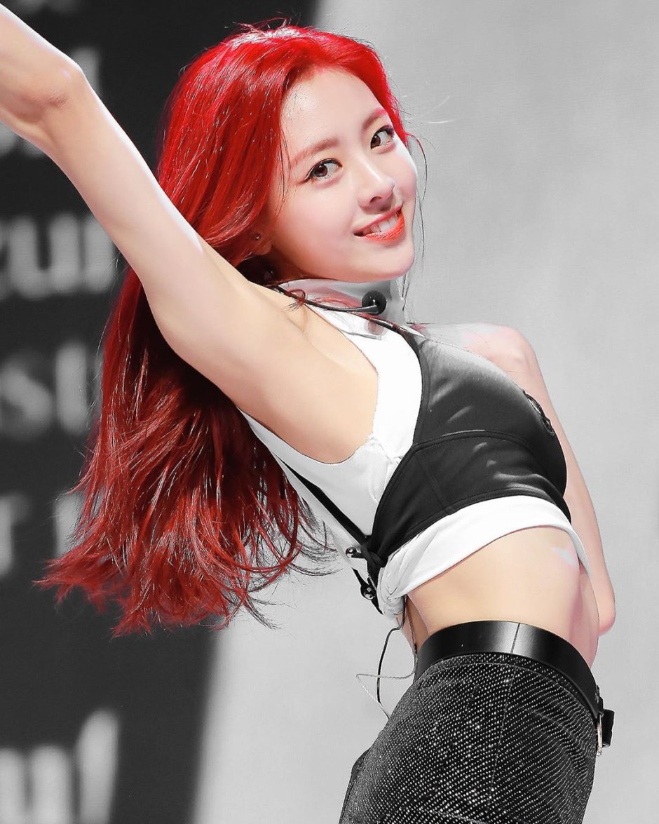 Kan Hyo Jeon in a swimsuit