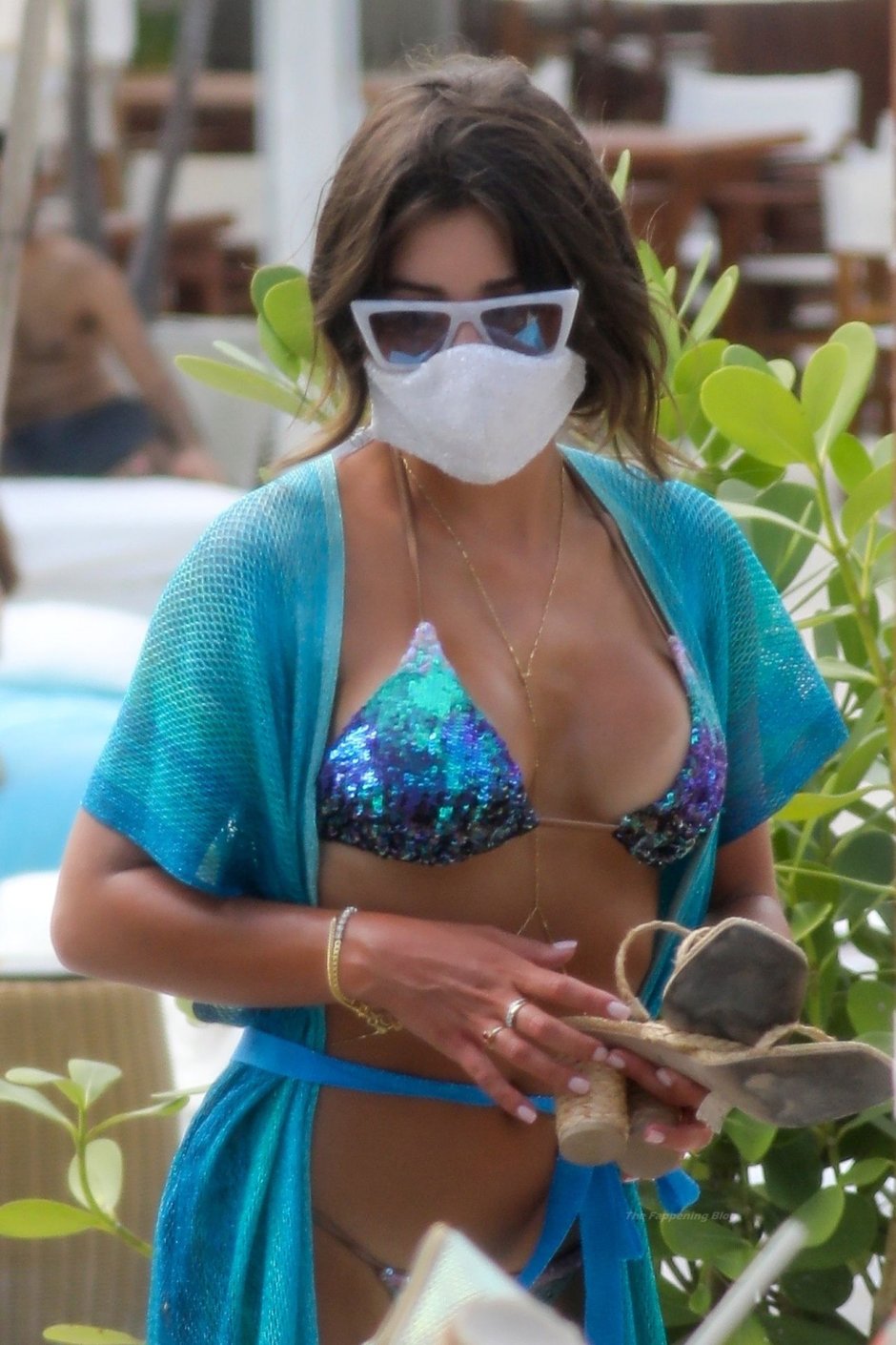 Hannah Gottesman in a swimsuit