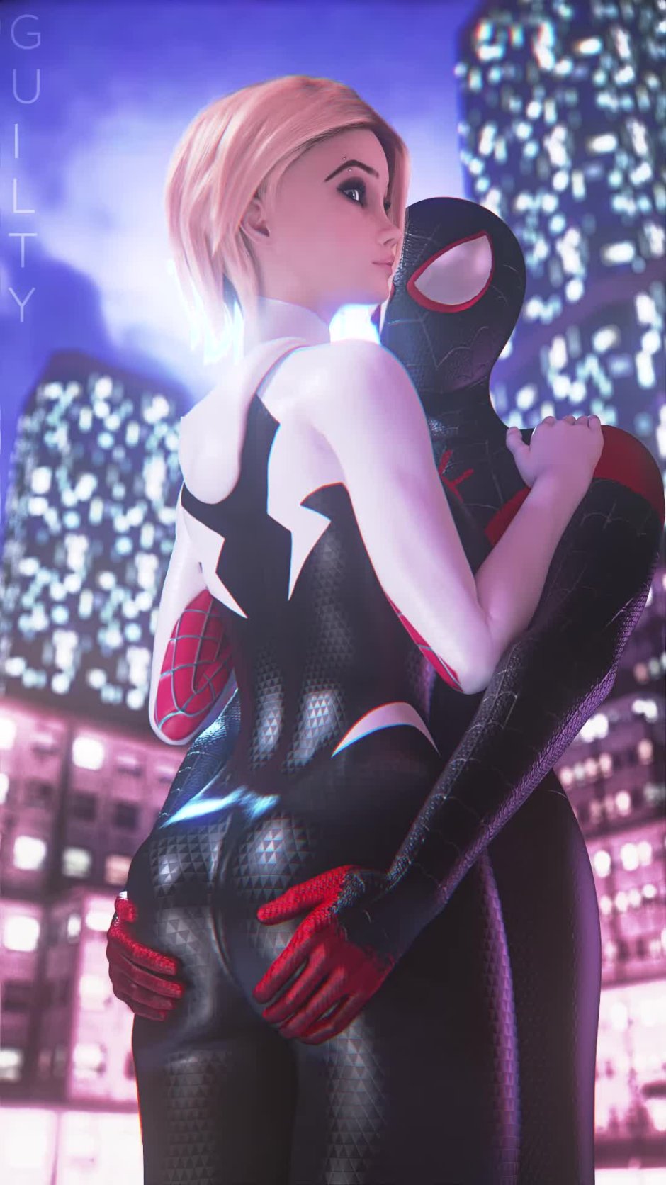 Miles Morales X Gwen Staisi XXX