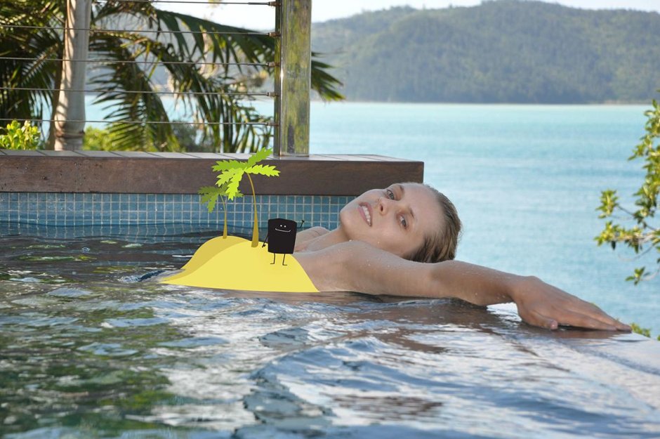 Teresa Palmer on the crest of the wave