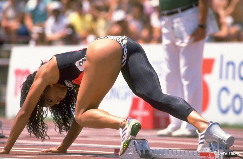 Athletes at the start
