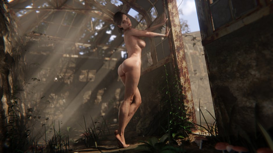 Ellie from The Last of Us Naked 3d