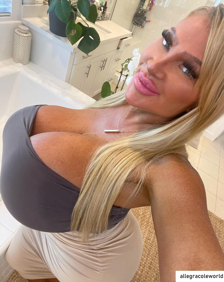Naked boobs Allegra Cole