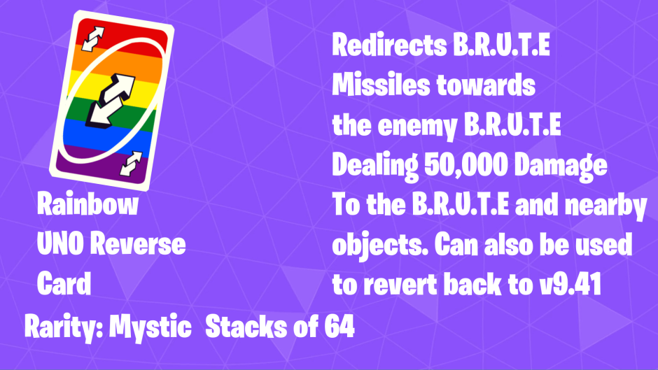 Mega Reverse Card