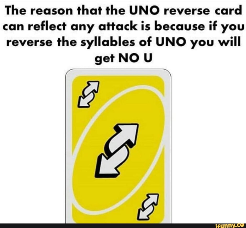 Uno Card Reverse